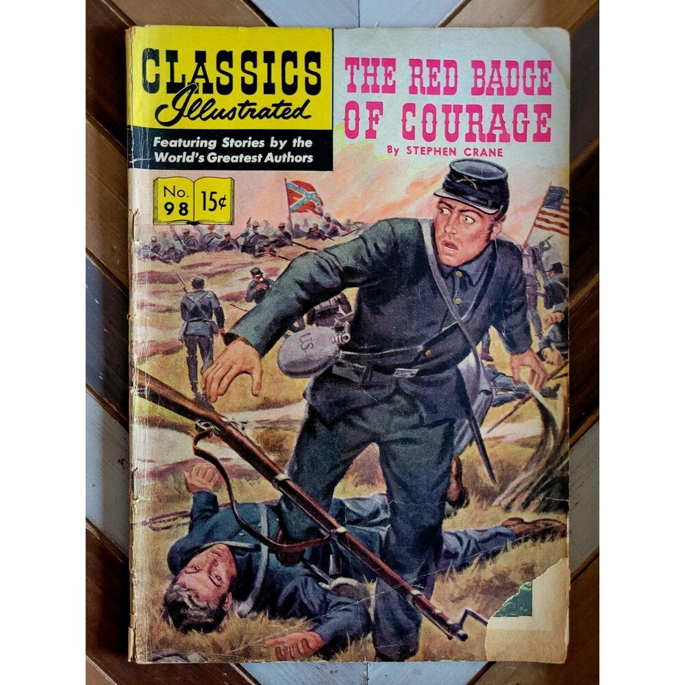 Classics Illustrated #98 G/VG (1952) "Red Badge of Courage" HRN-98 15-cents